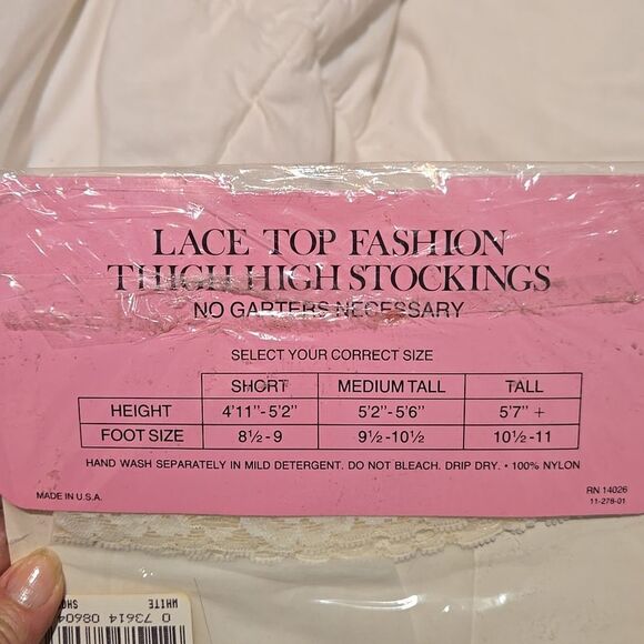 Vintage - 2 pairs sexy hosiery stockings new VINTAGE - Picture 5 of 10